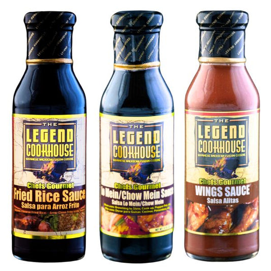 Legend Chefs Gourmet 3 Bottle Bundle