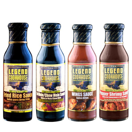 Legend Chefs Gourmet Chinese 4 Bottle Bundle