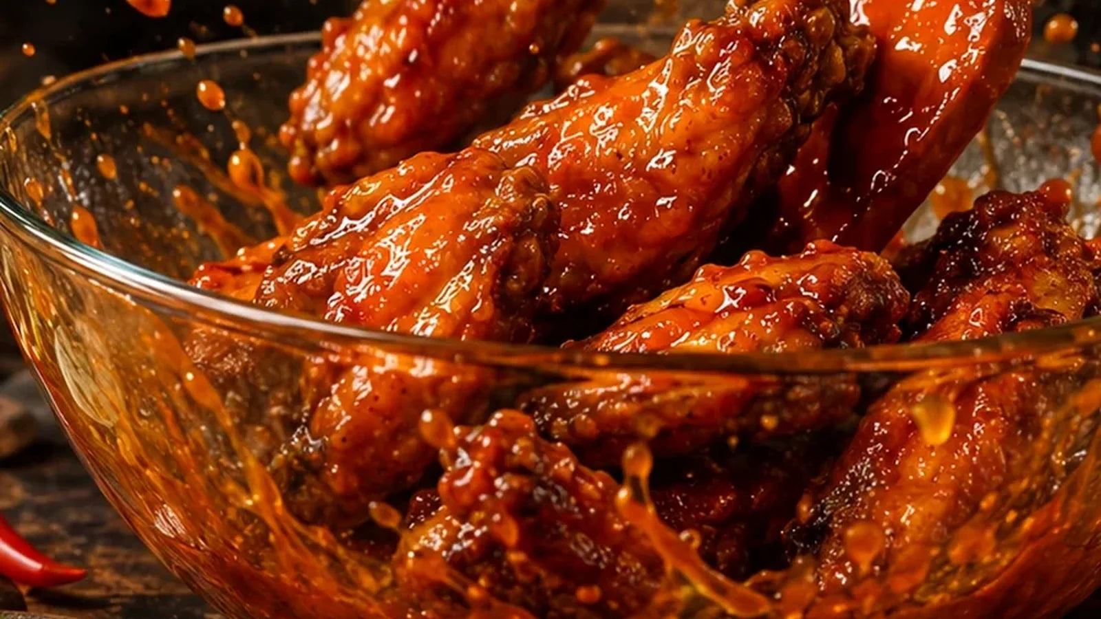 Glazed wings for Legend Chefs wings and grilling sauces