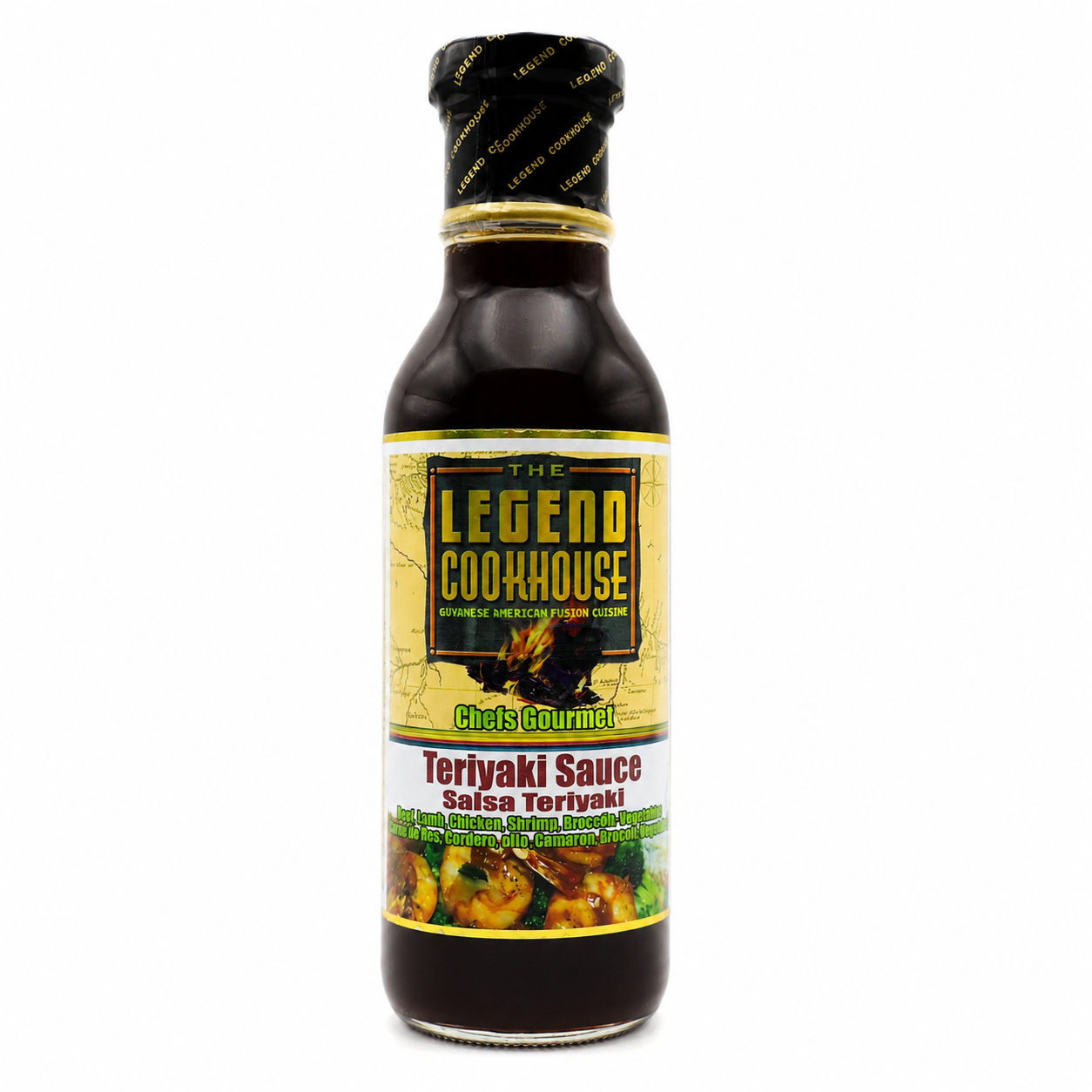 Front bottle reference for Legend Teriyaki Sauce